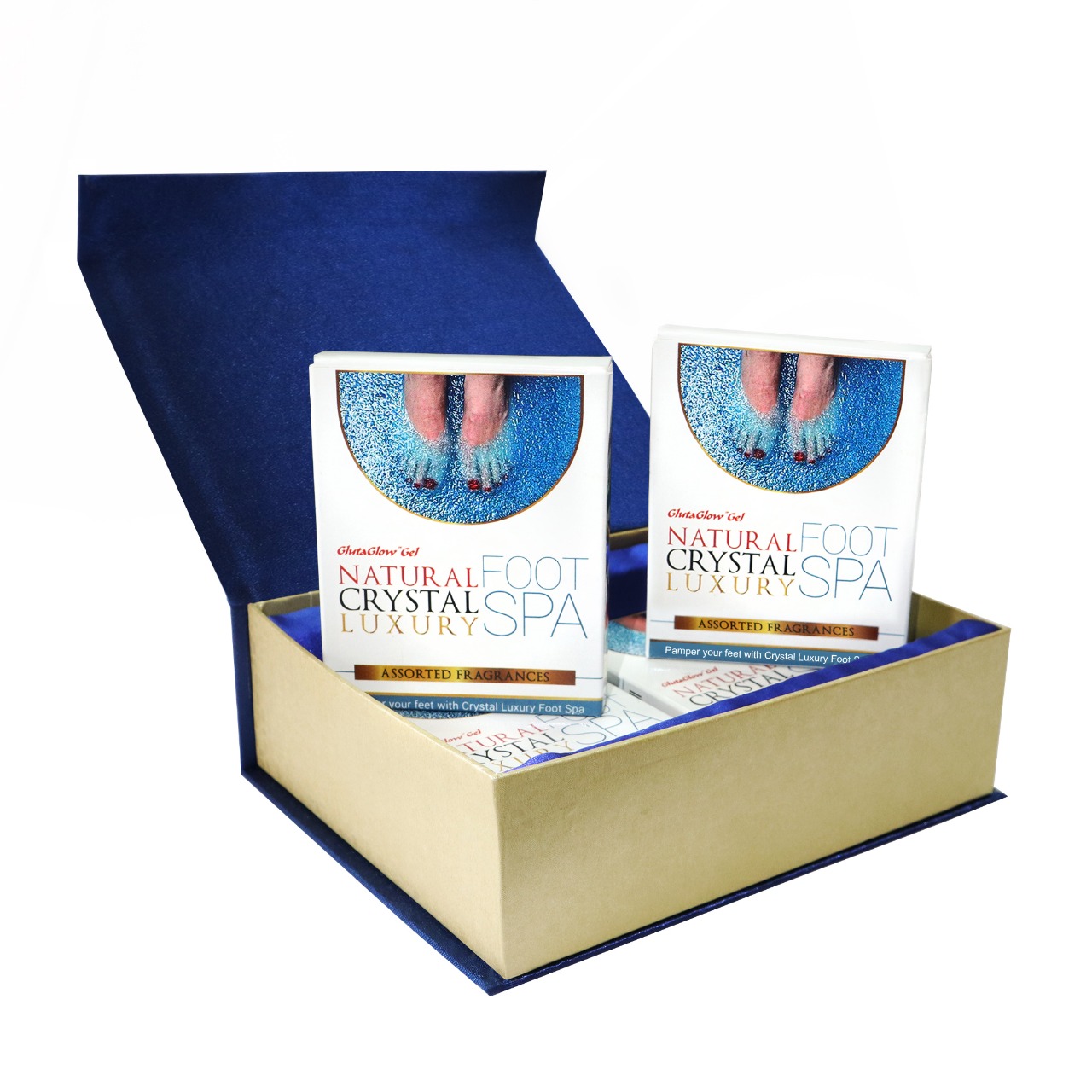 BEAUTY GIFT BOX / NATURAL CRYSTAL FOOT SPA on 100% Trs